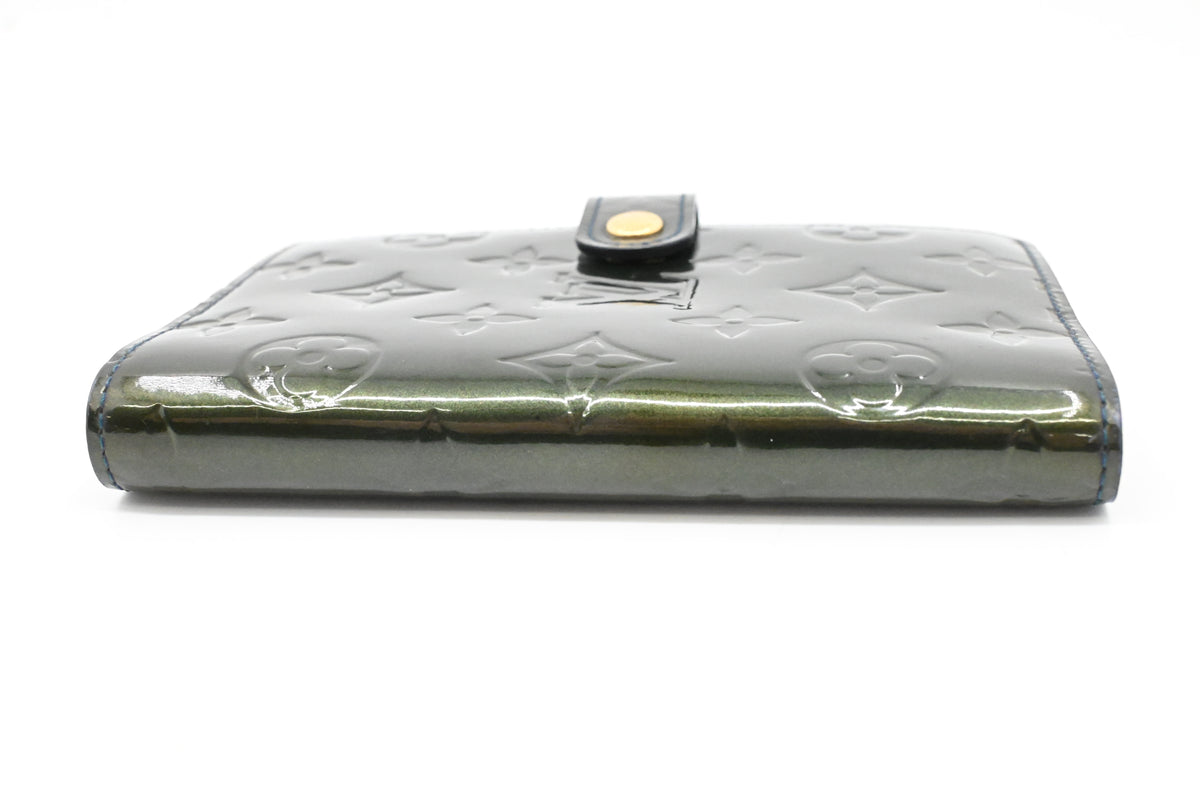 Louis Vuitton Agenda PM in Dark Green Vernis Leather