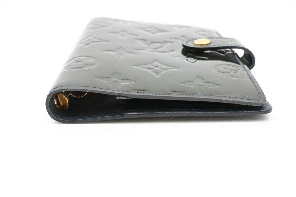 Louis Vuitton Agenda PM in Dark Green Vernis Leather