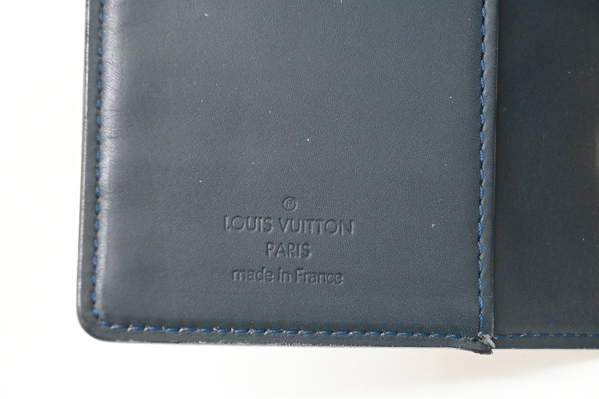 Louis Vuitton Agenda PM in Dark Green Vernis Leather