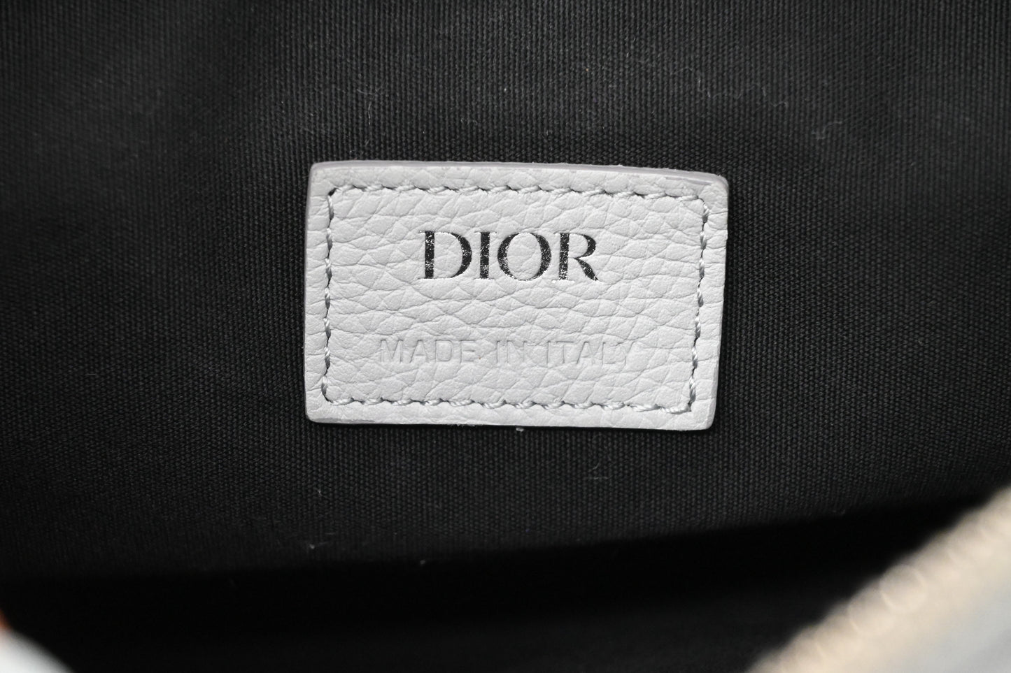 Dior Saddle Bag Crossbody in Gray Leather