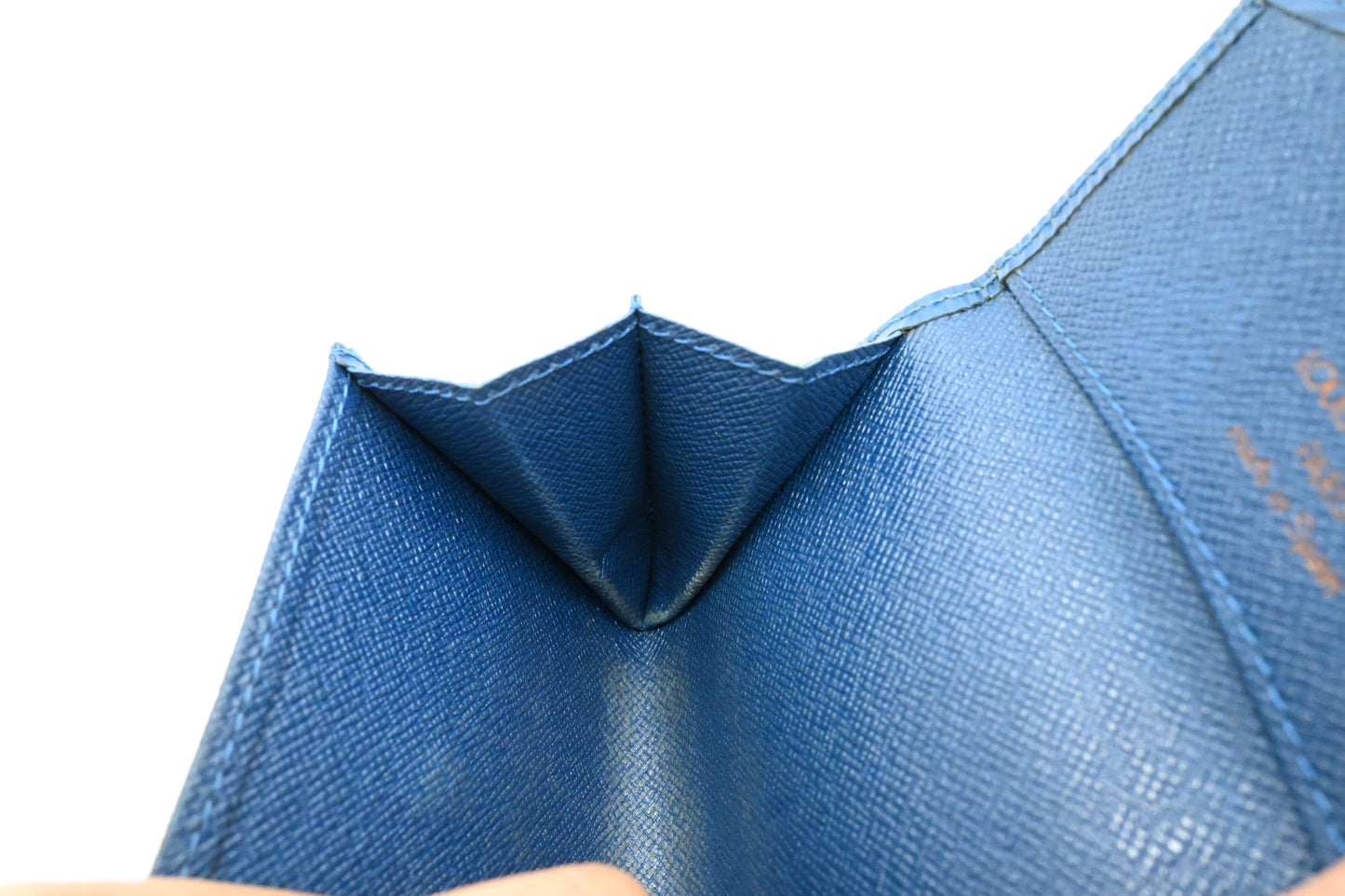 Louis Vuitton Coin Case in Blue Epi Leather