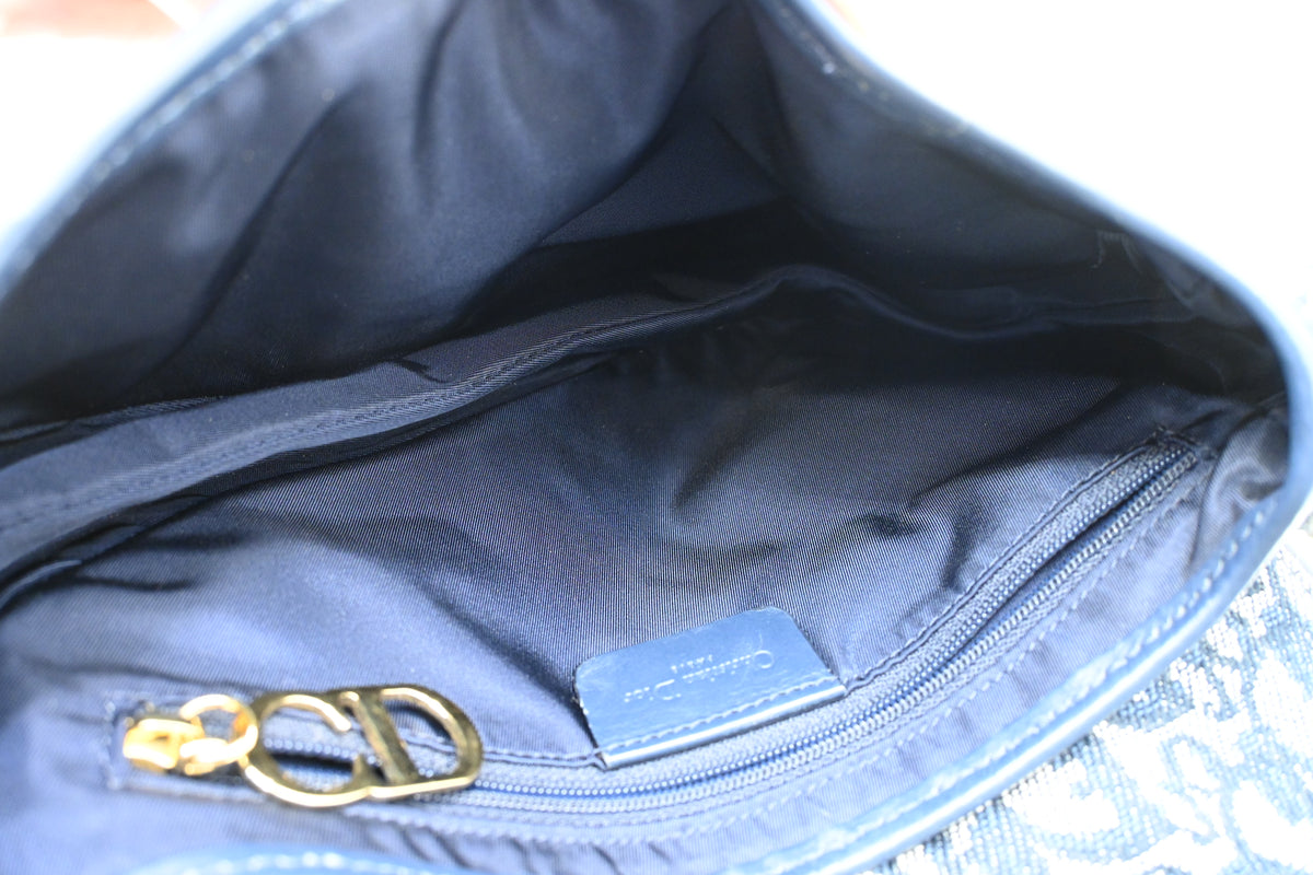 Dior Saddle Bag in Blue Oblique Canvas