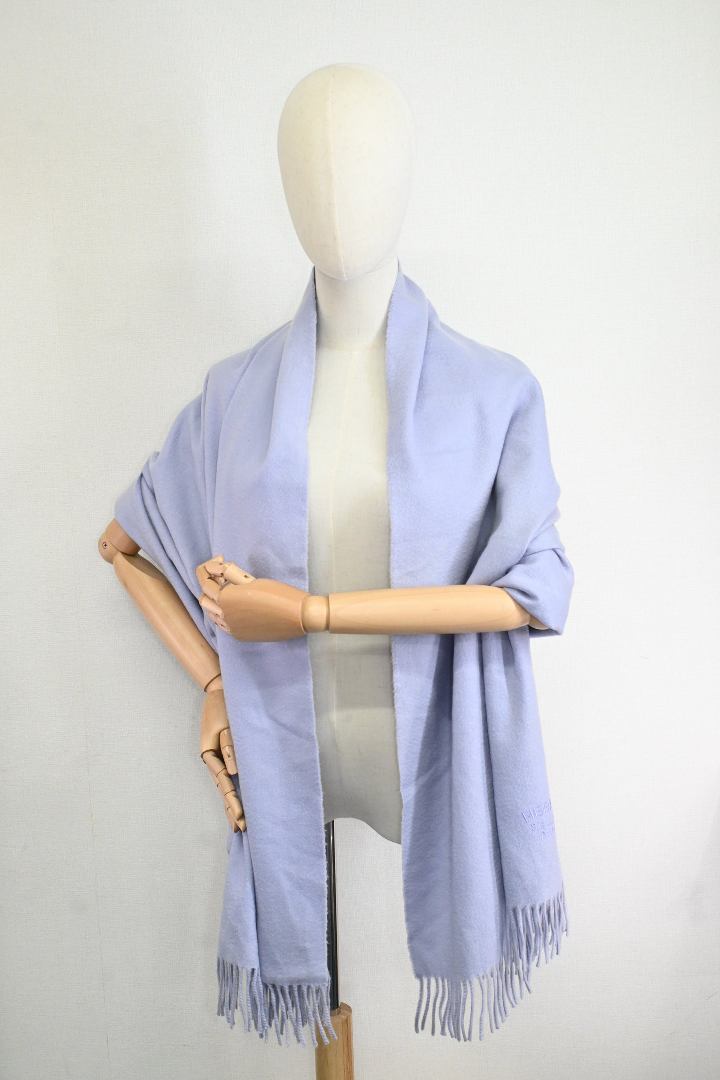 Hermes Scarf in Lavender Cashmere