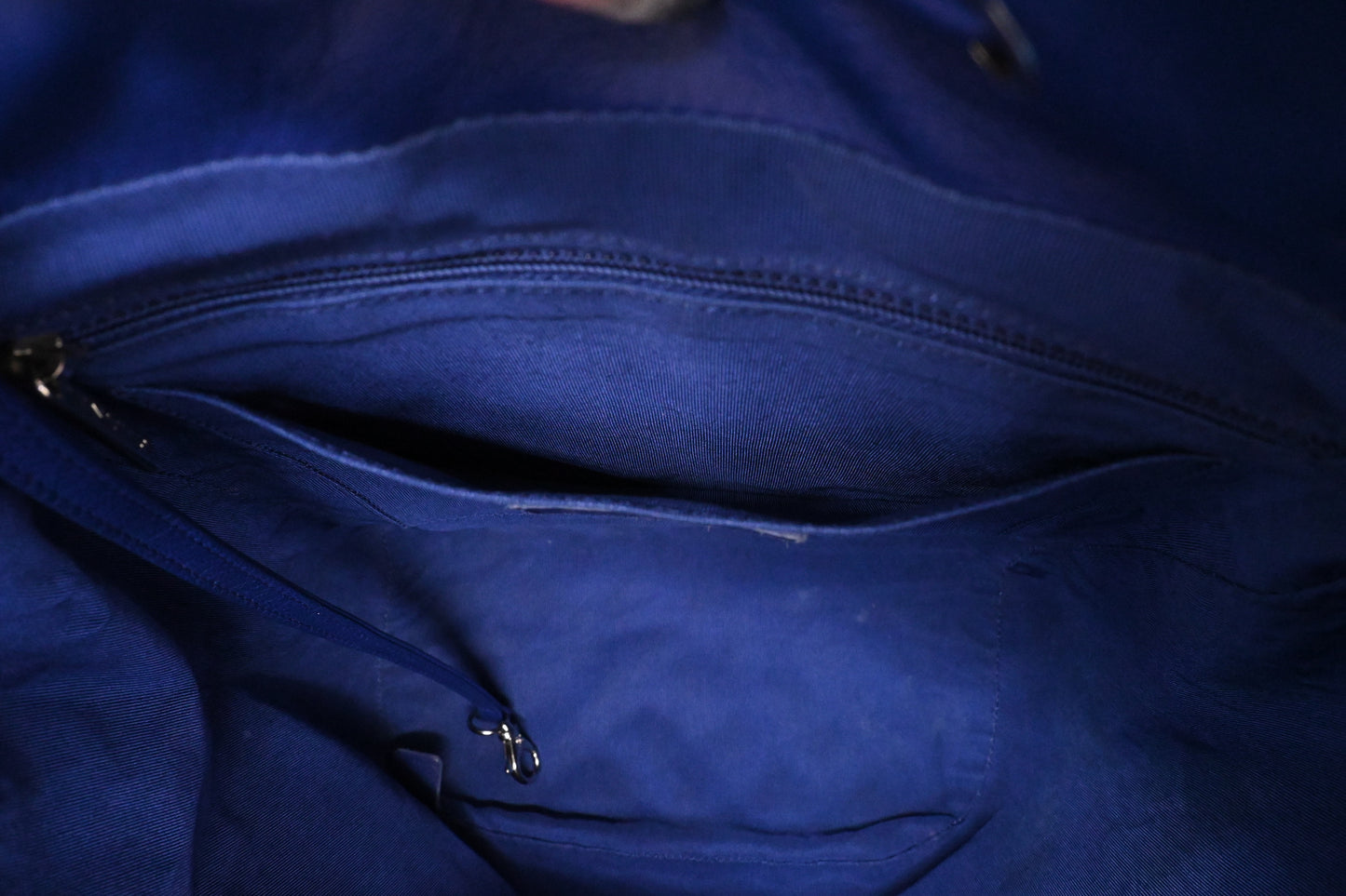 Chanel Urban Spirit Backpack in Blue Matelassé Leather
