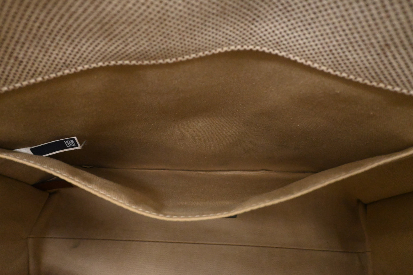 Chloe Medium Woody Tote in Beige Canvas