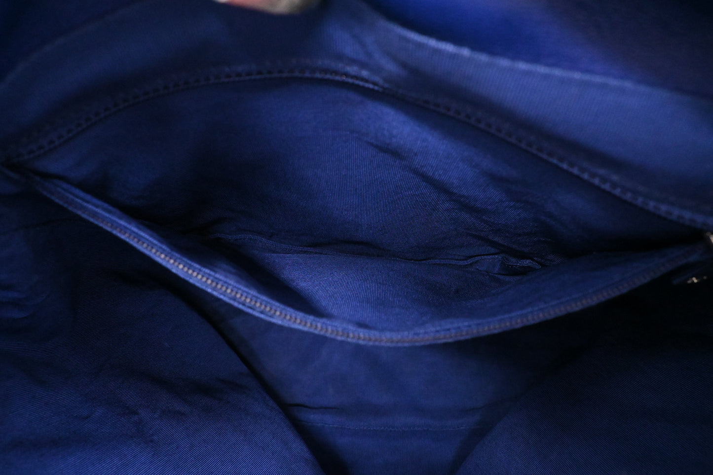 Chanel Urban Spirit Backpack in Blue Matelassé Leather
