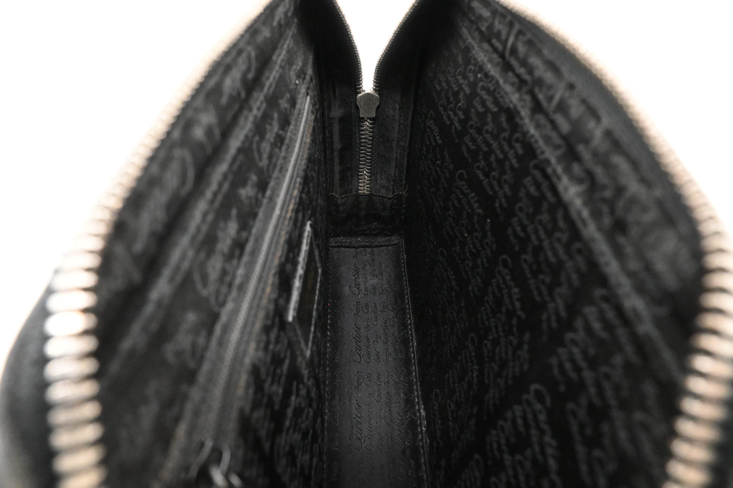 Cartier Clutch in Black Leather