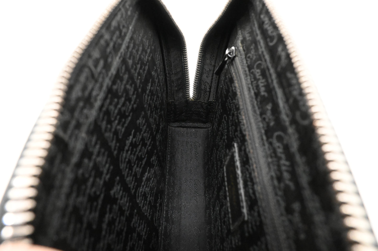 Cartier Clutch in Black Leather