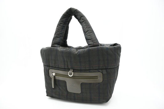 Chanel Coco Cocoon Handbag in Green Nylon
