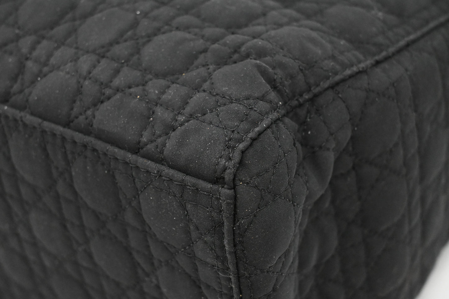 Dior Small Lady Dior in Black Cannage Nylon