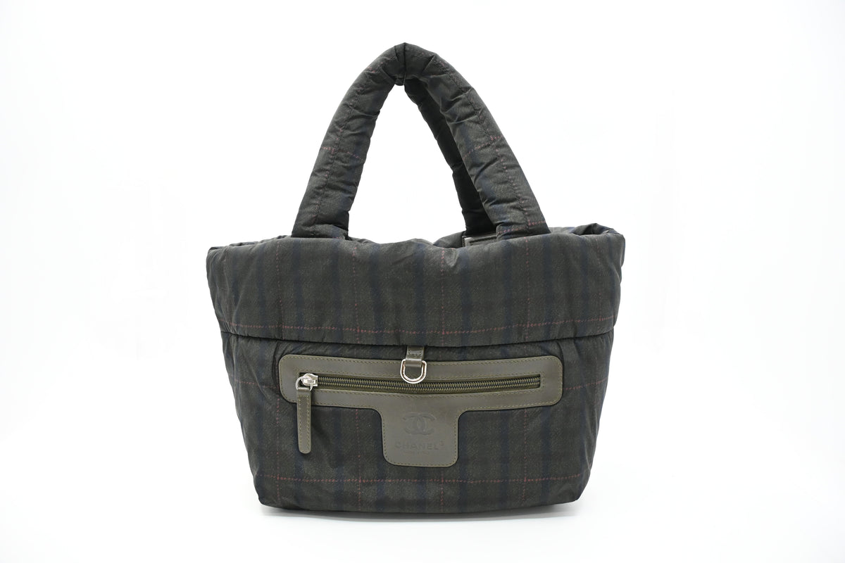 Chanel Coco Cocoon Handbag in Green Nylon