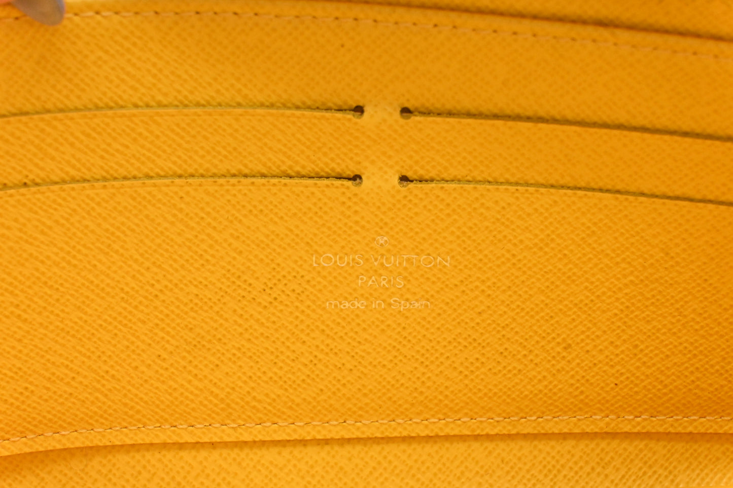 Louis Vuitton Zippy Wallet in Citron Epi Leather