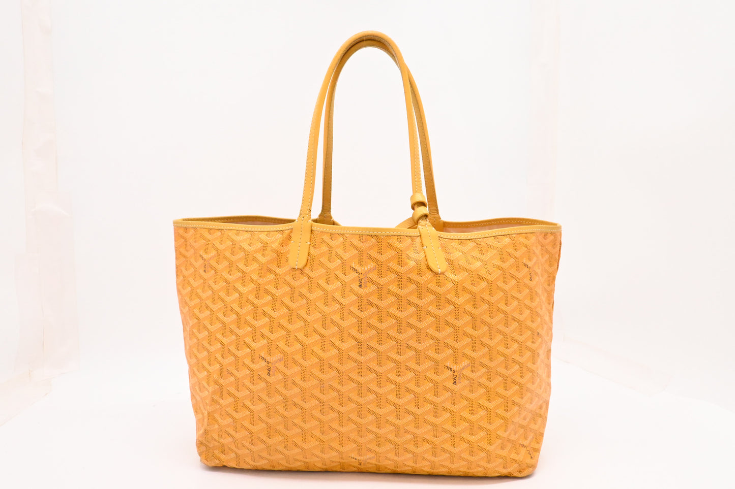 Goyard Saint Louis PM in Yellow Goyardine Canvas