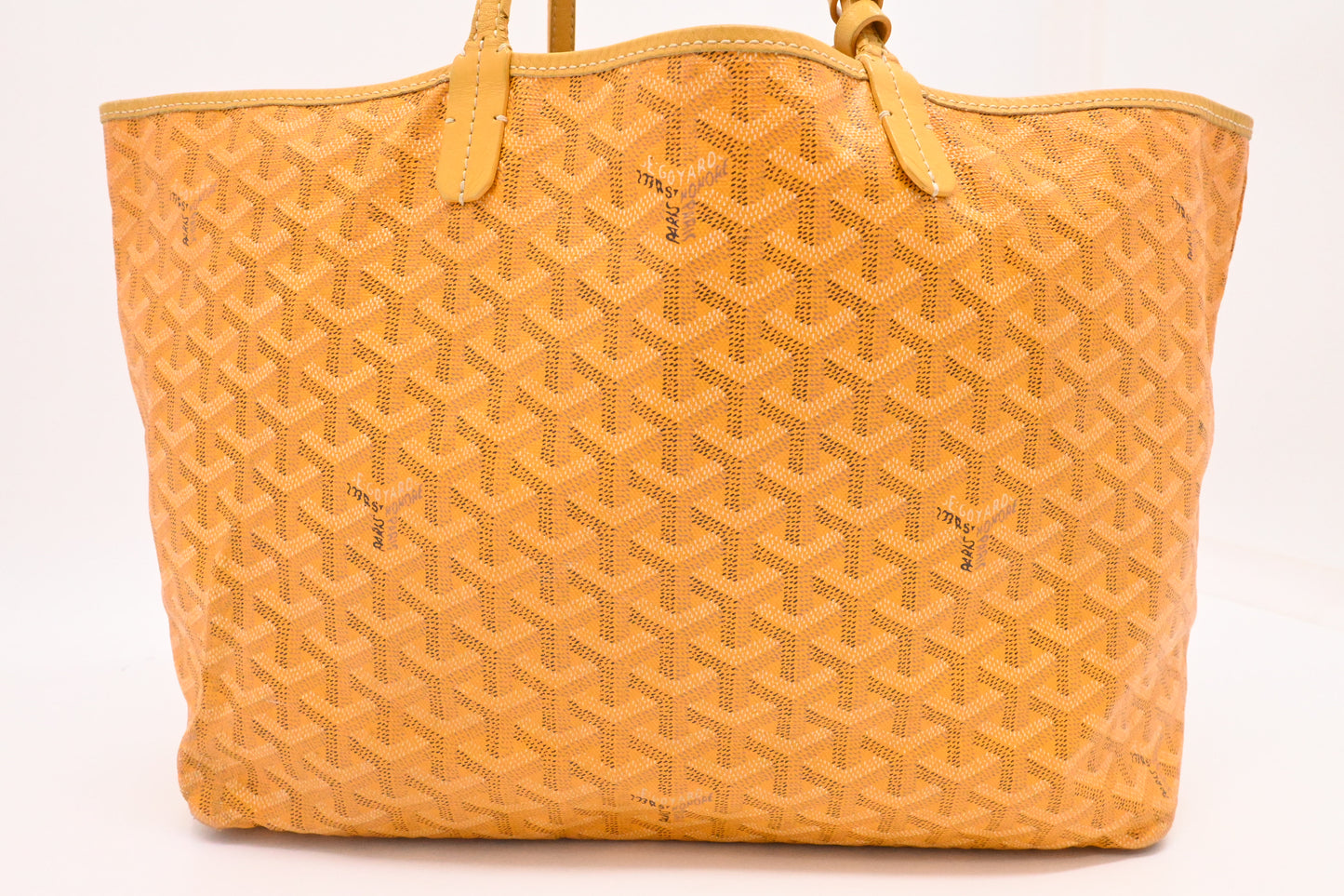 Goyard Saint Louis PM in Yellow Goyardine Canvas