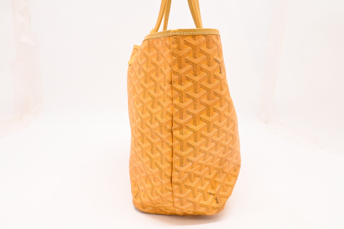 Goyard Saint Louis PM in Yellow Goyardine Canvas