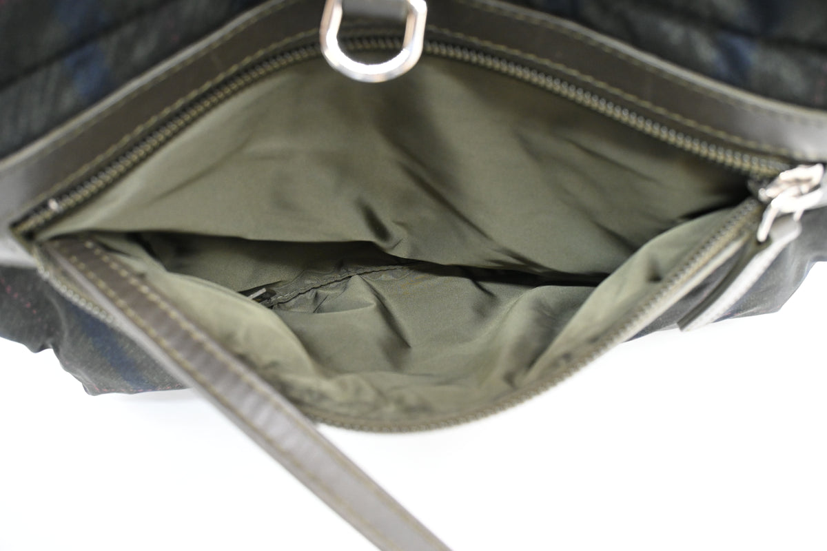 Chanel Coco Cocoon Handbag in Green Nylon