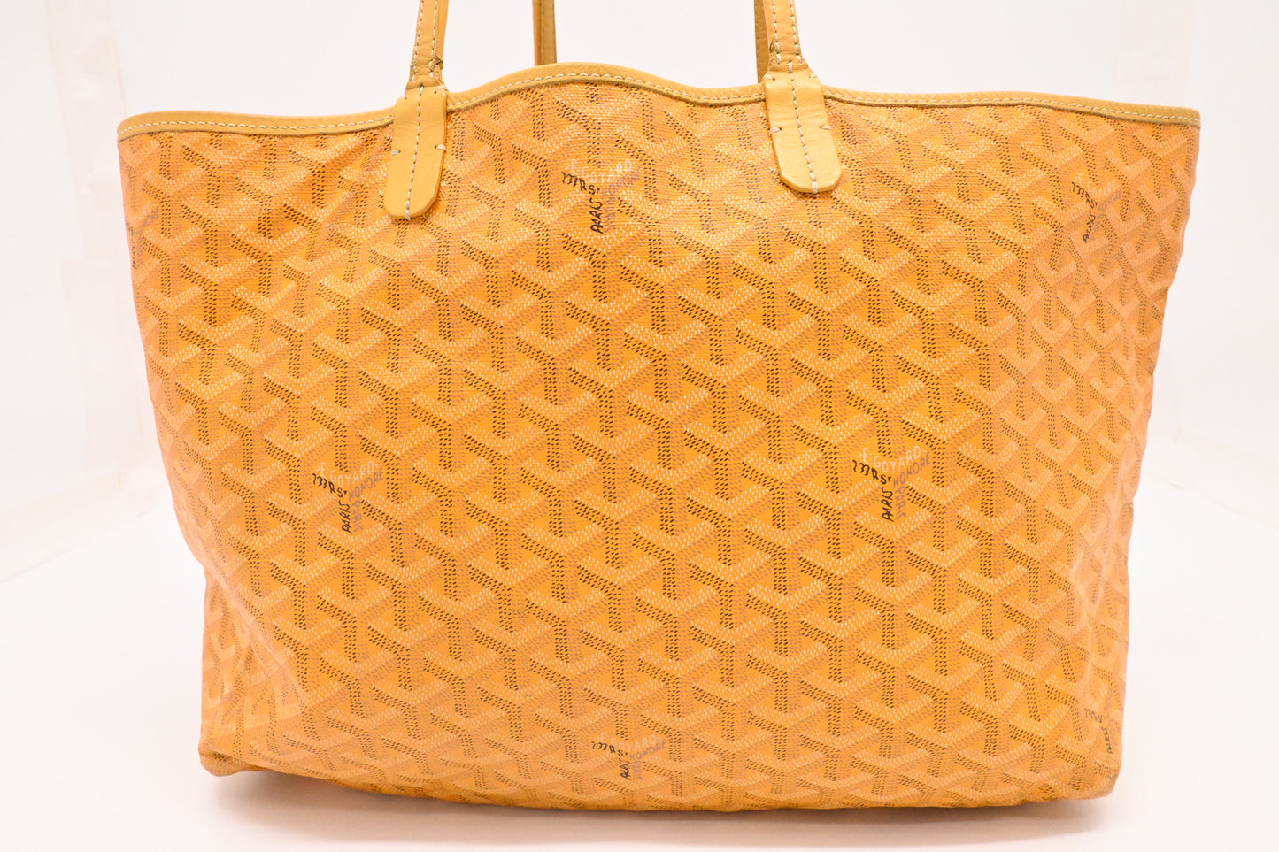Goyard Saint Louis PM in Yellow Goyardine Canvas