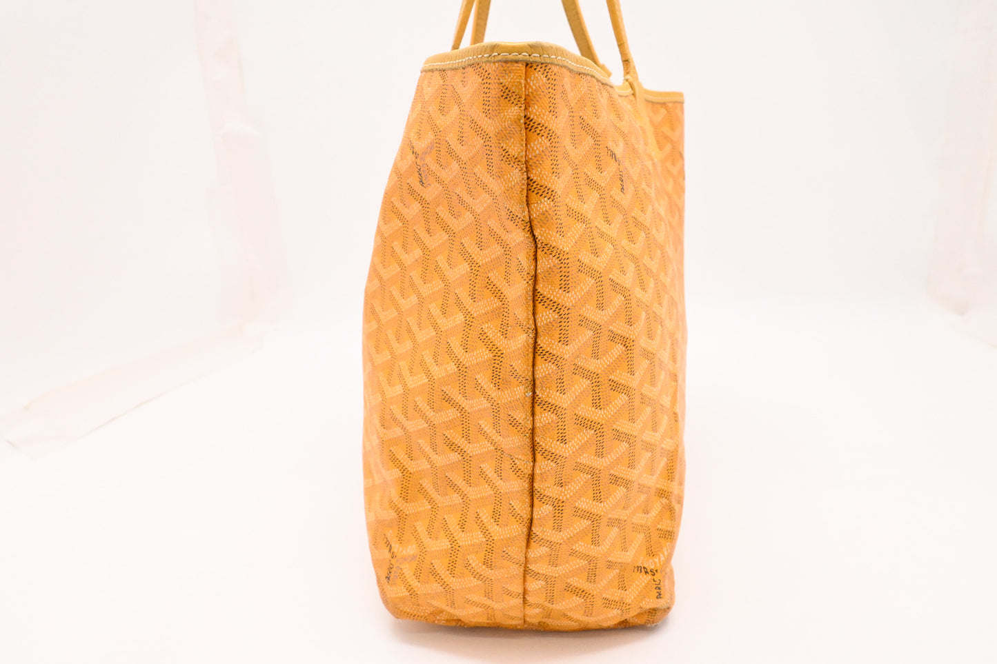 Goyard Saint Louis PM in Yellow Goyardine Canvas