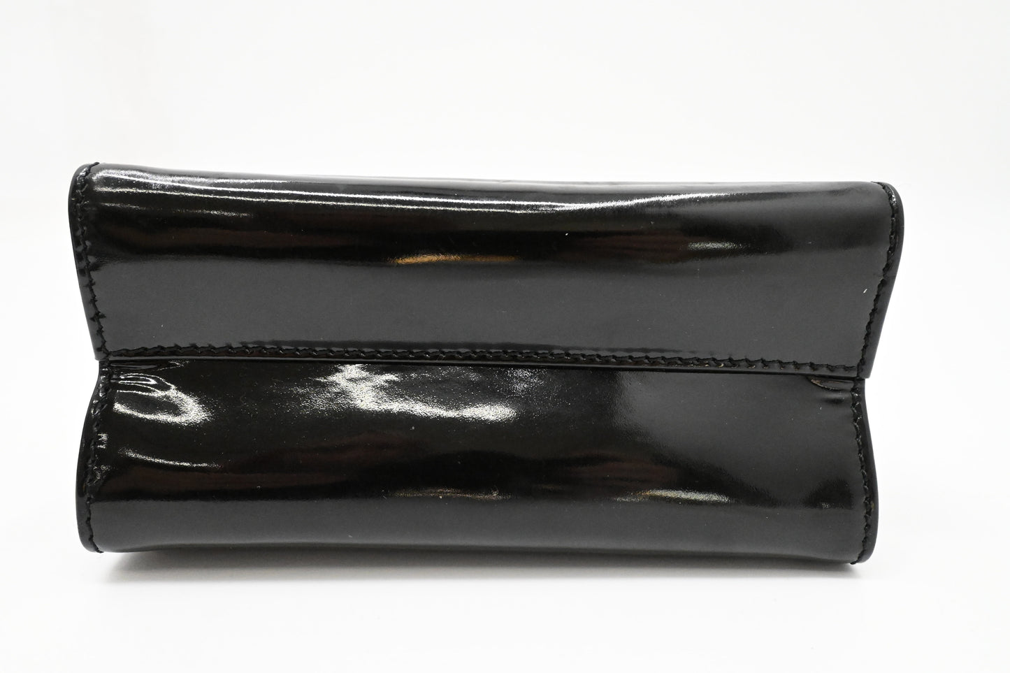 Loewe Two Way Bag in Black Patent Leather