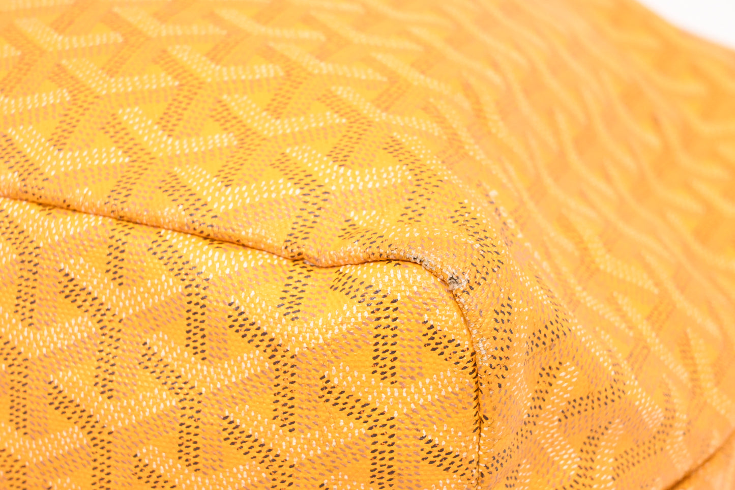 Goyard Saint Louis PM in Yellow Goyardine Canvas