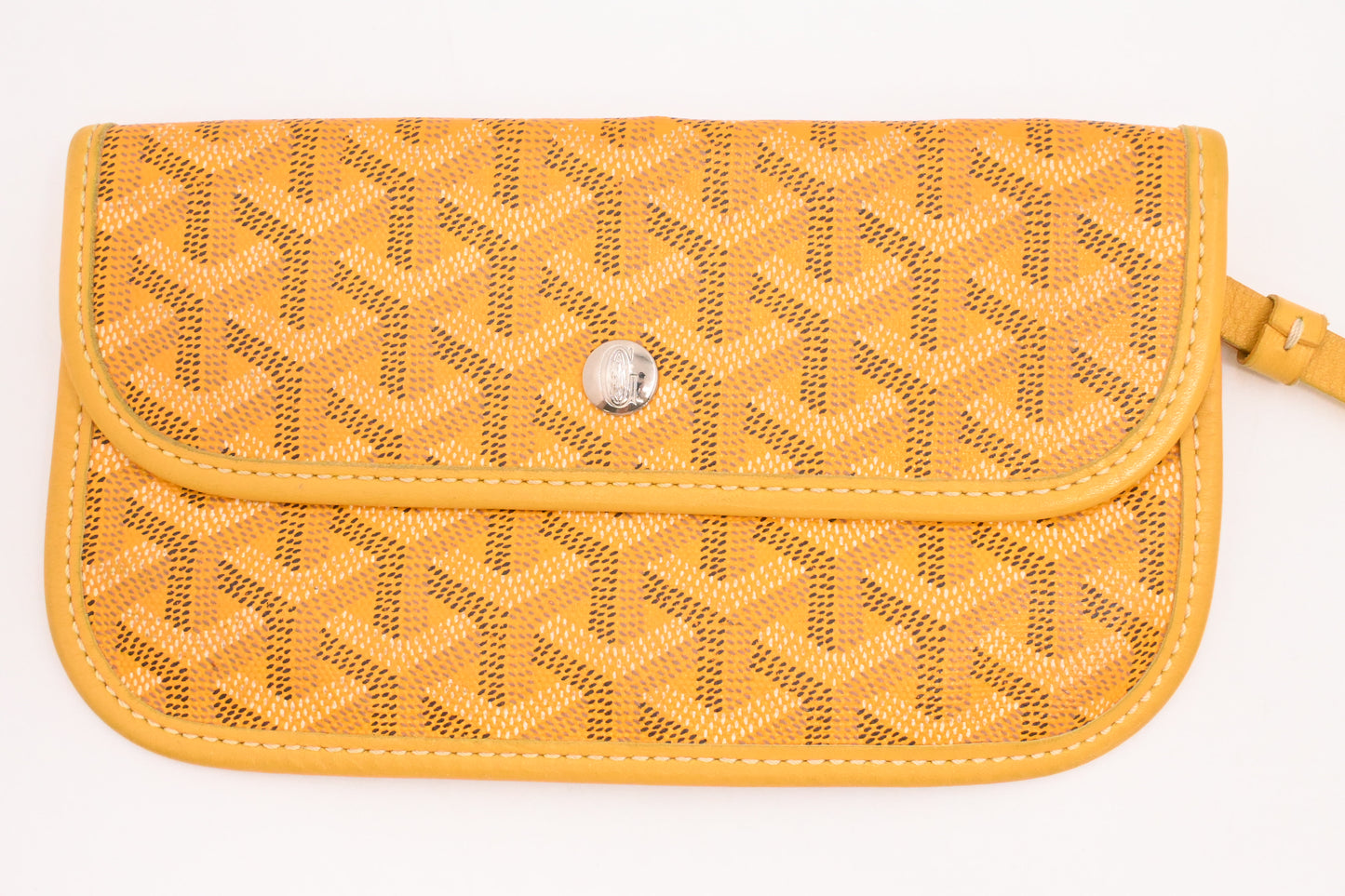 Goyard Saint Louis PM in Yellow Goyardine Canvas