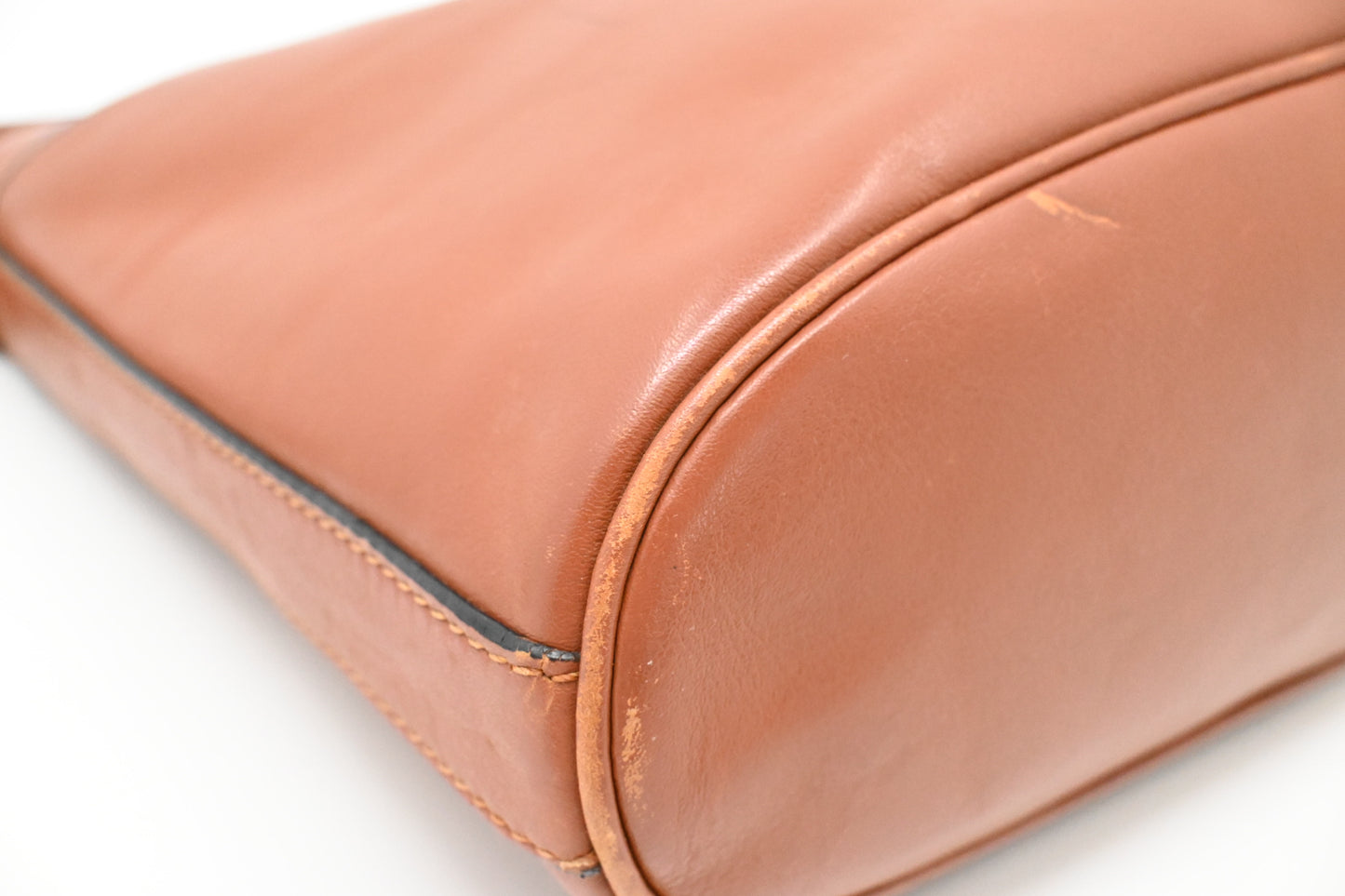 Celine Shoulder Bag in Brown Leather