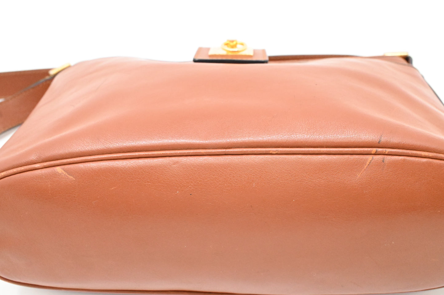 Celine Shoulder Bag in Brown Leather