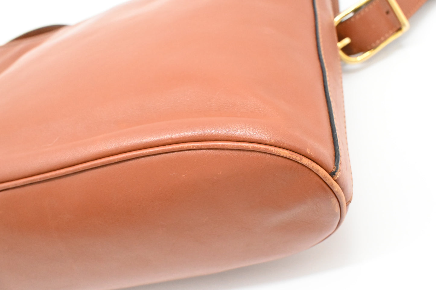 Celine Shoulder Bag in Brown Leather