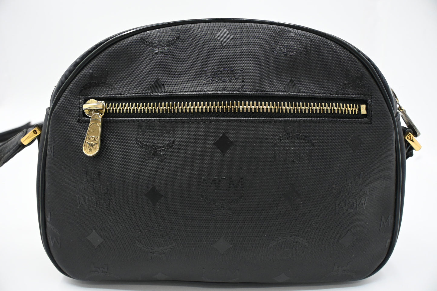 MCM Crossbody in Black Canvas