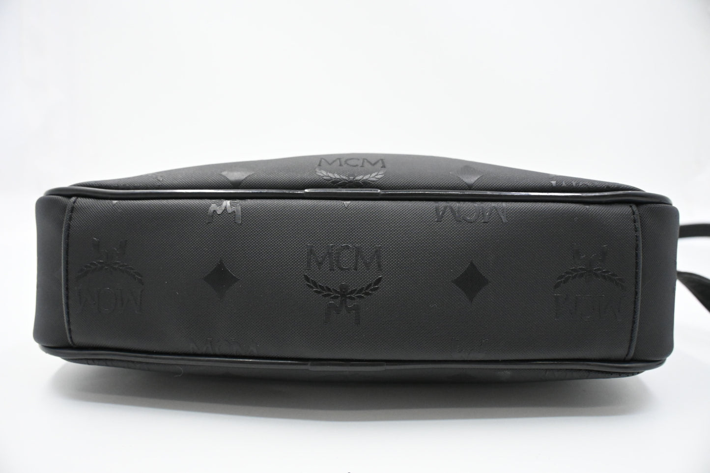 MCM Crossbody in Black Canvas