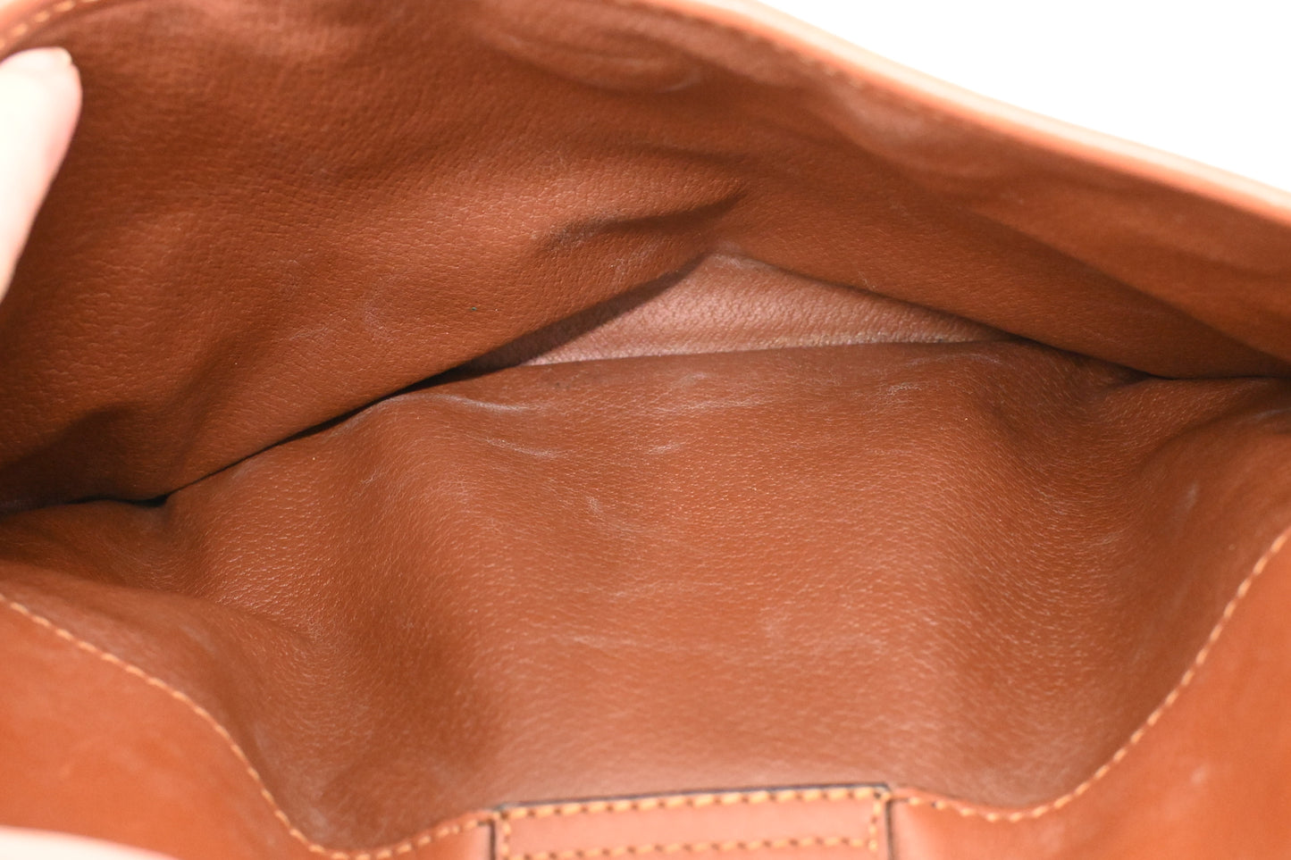 Celine Shoulder Bag in Brown Leather