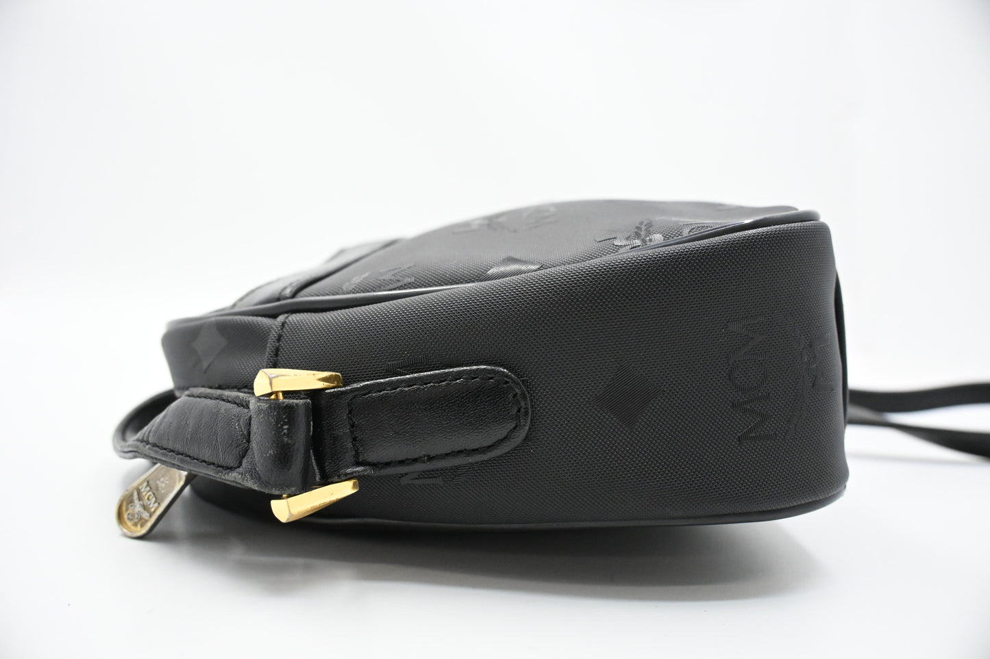 MCM Crossbody in Black Canvas