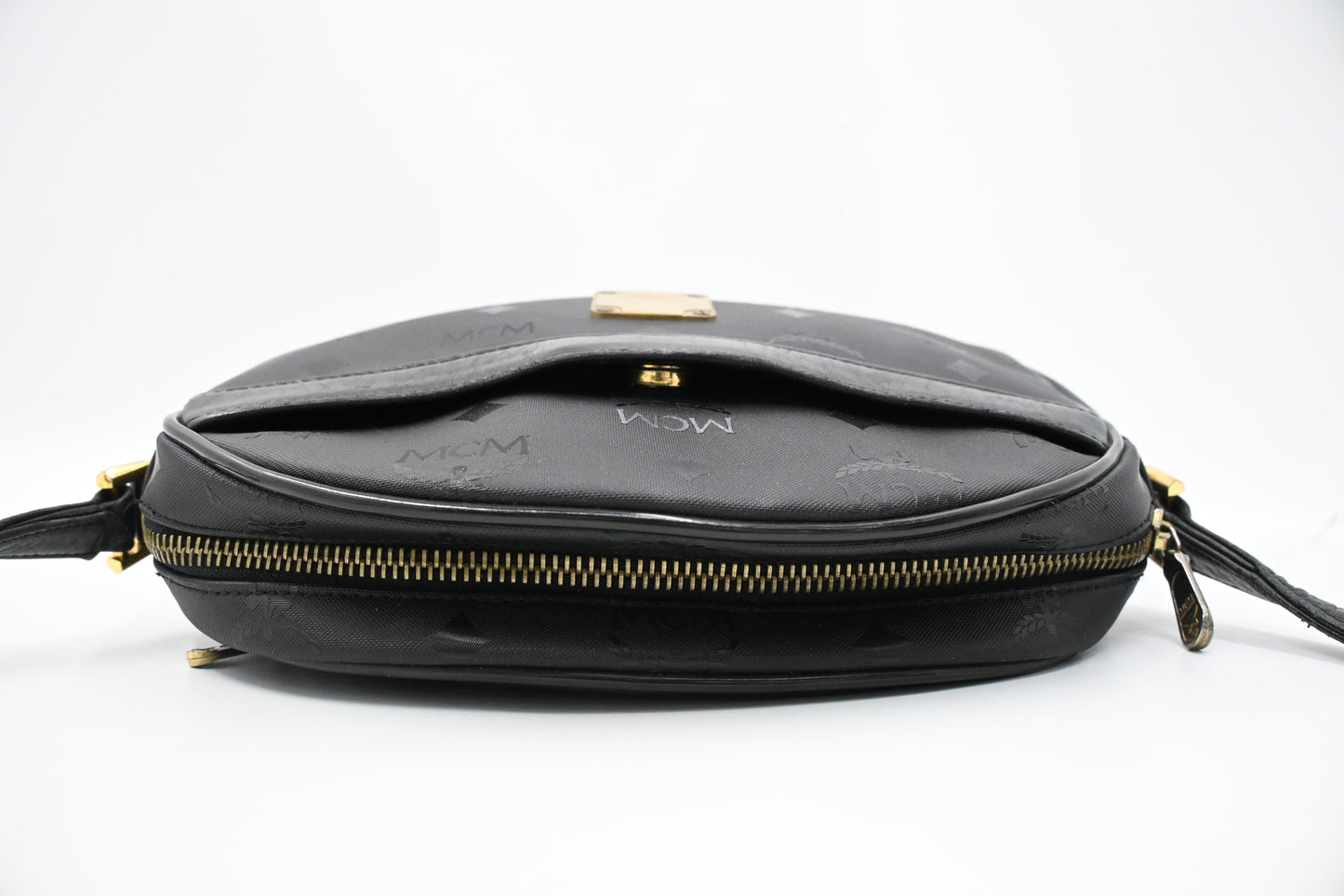 MCM Crossbody in Black Canvas