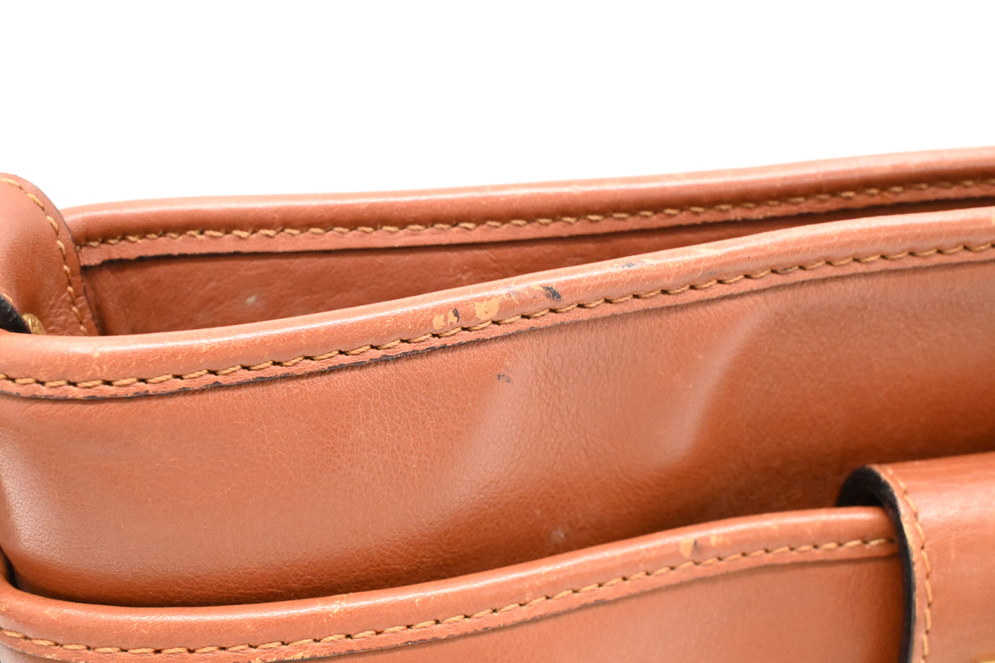 Celine Shoulder Bag in Brown Leather