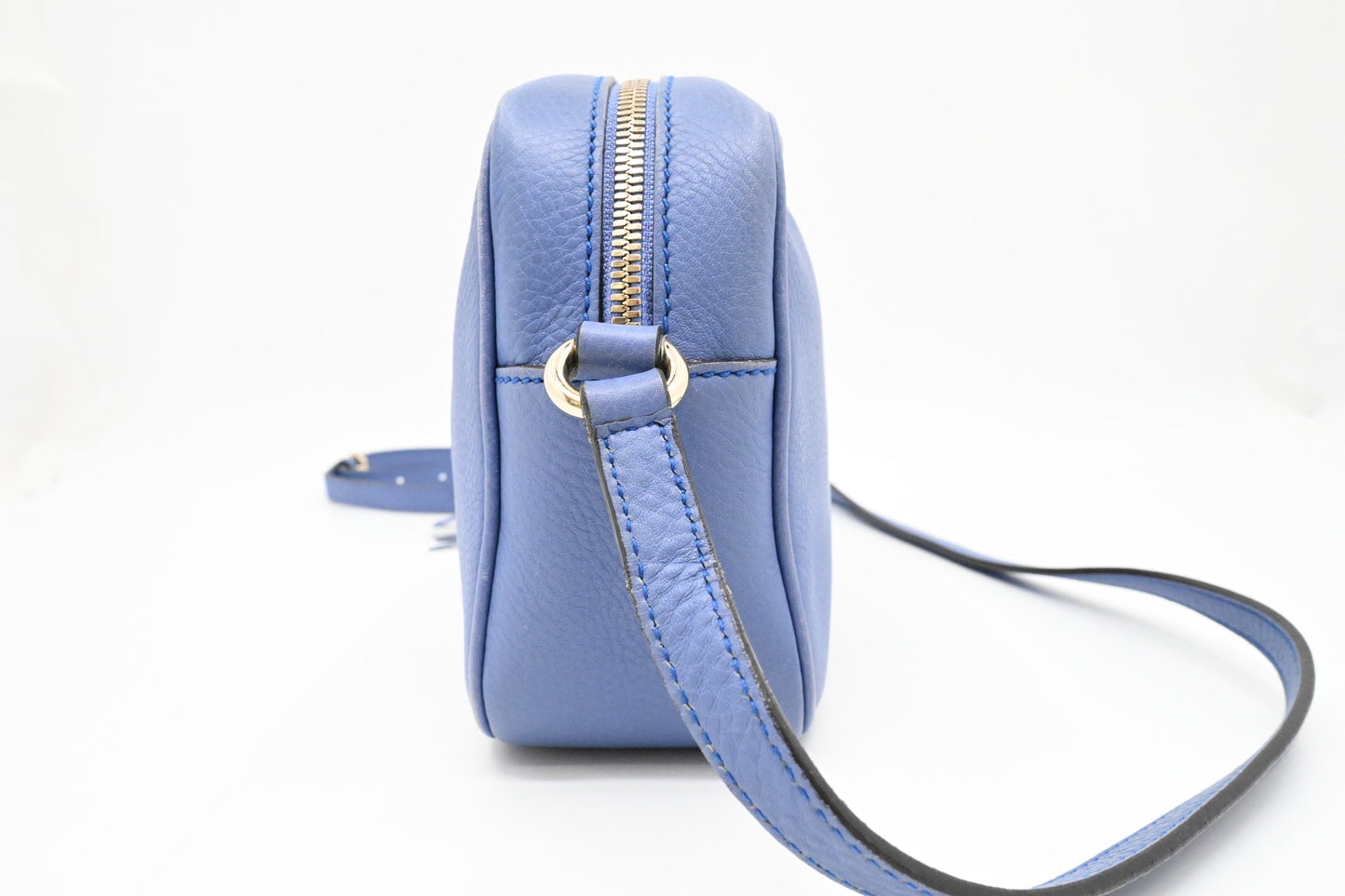 Gucci Soho Disco Crossbody Bag in Periwinkle Leather