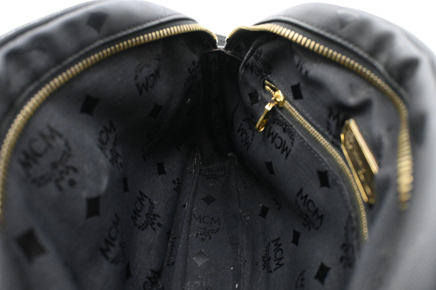 MCM Crossbody in Black Canvas
