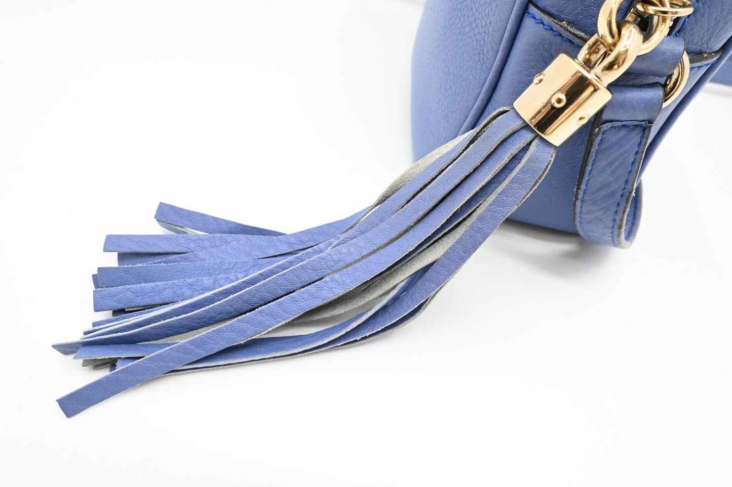 Gucci Soho Disco Crossbody Bag in Periwinkle Leather