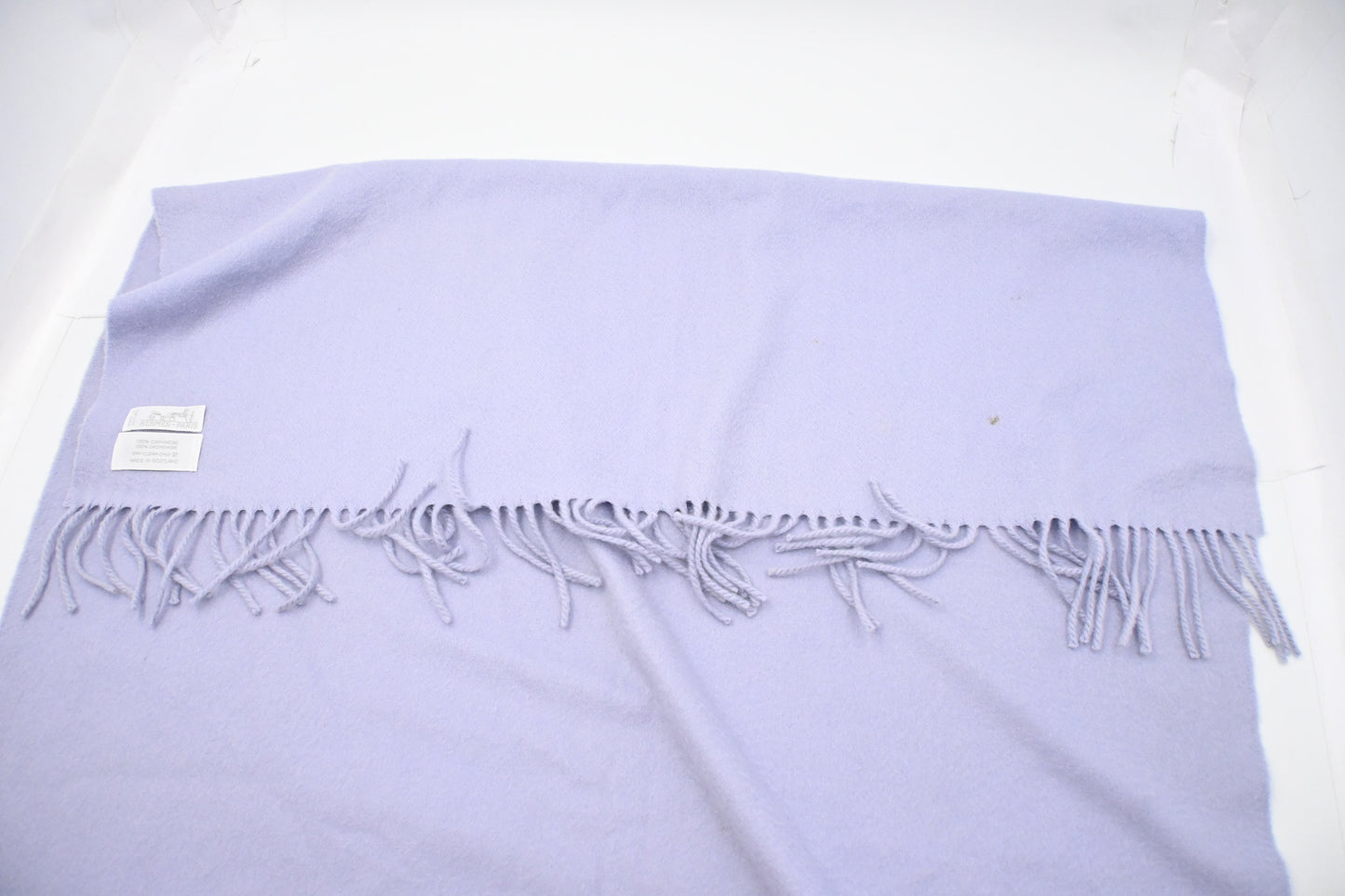 Hermes Scarf in Lavender Cashmere