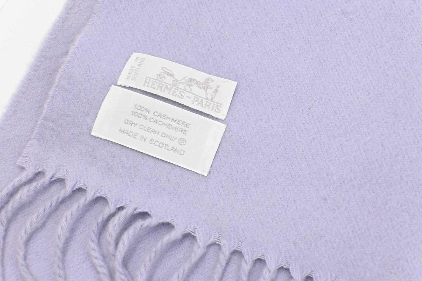Hermes Scarf in Lavender Cashmere