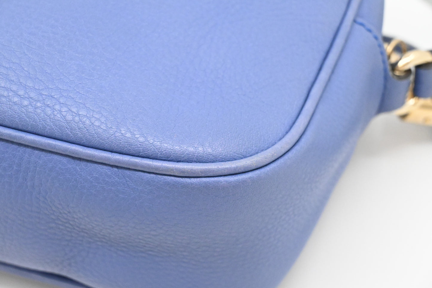 Gucci Soho Disco Crossbody Bag in Periwinkle Leather