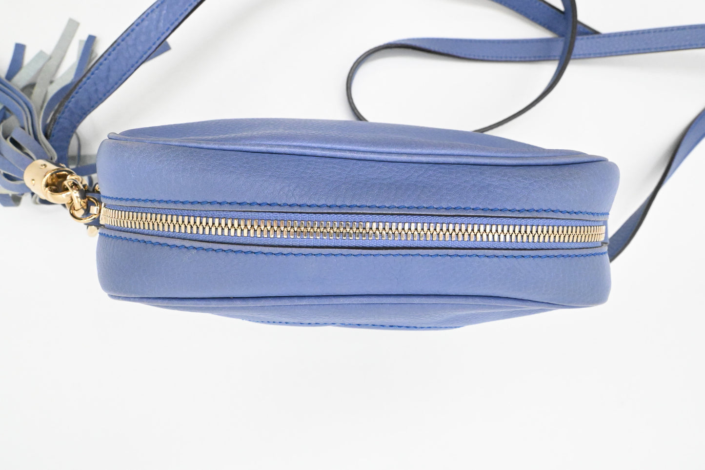 Gucci Soho Disco Crossbody Bag in Periwinkle Leather