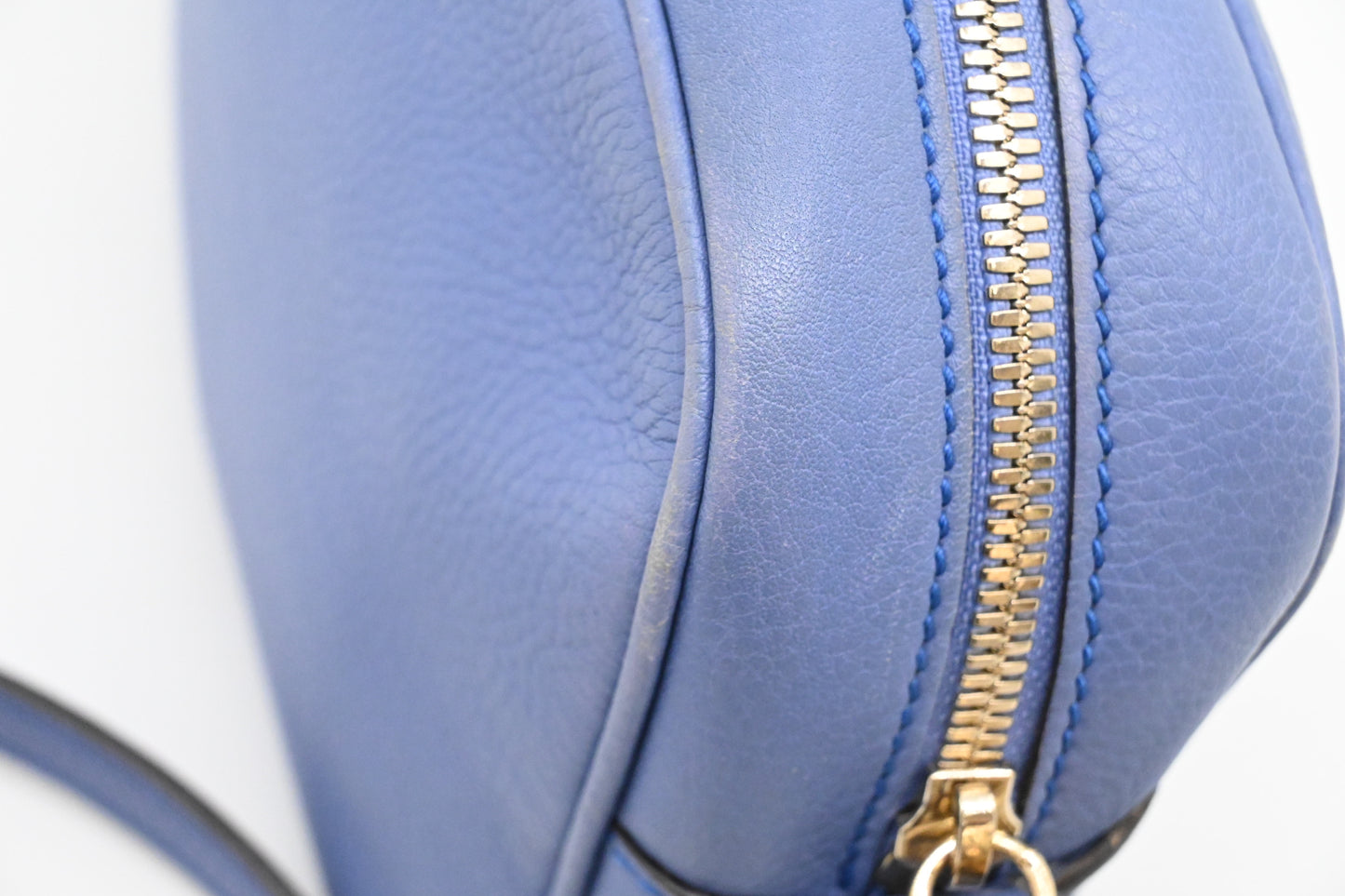 Gucci Soho Disco Crossbody Bag in Periwinkle Leather