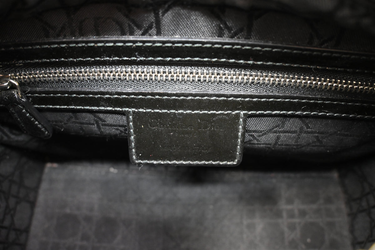 Dior Lady Dior in Black Cannage Patent Leather