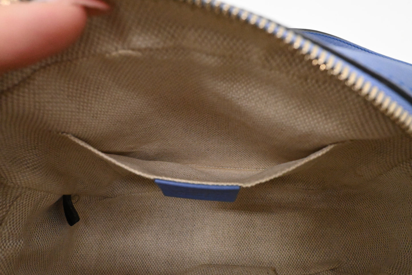 Gucci Soho Disco Crossbody Bag in Periwinkle Leather