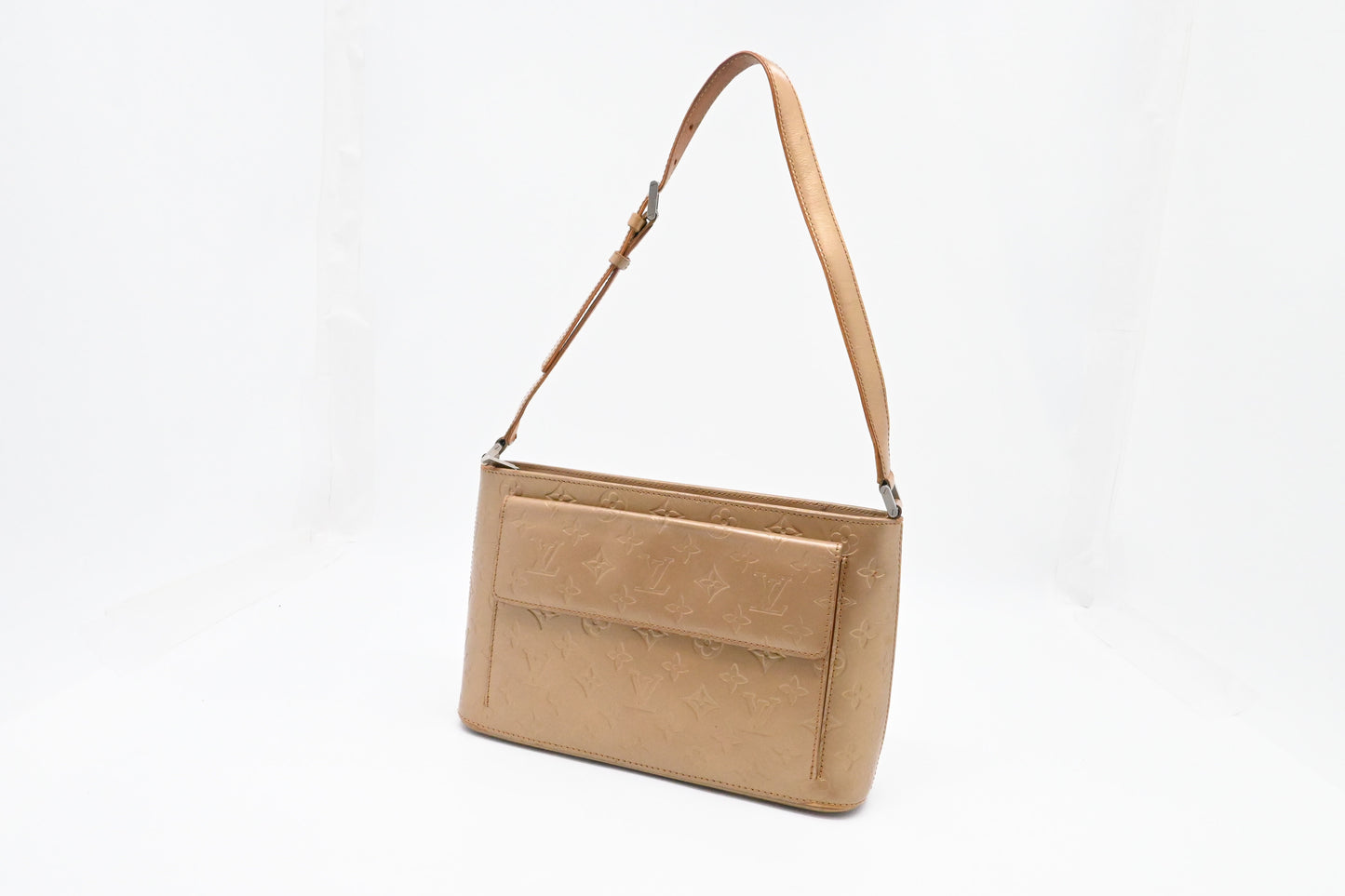Louis Vuitton Allston in Champagne Gold Matte Leather