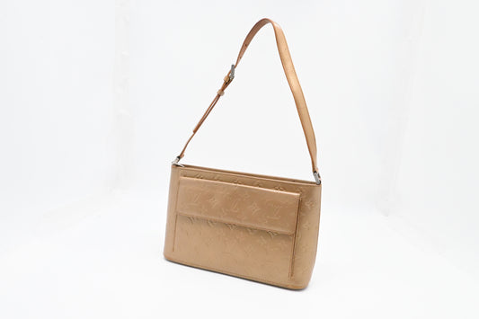 Louis Vuitton Allston in Champagne Gold Matte Leather