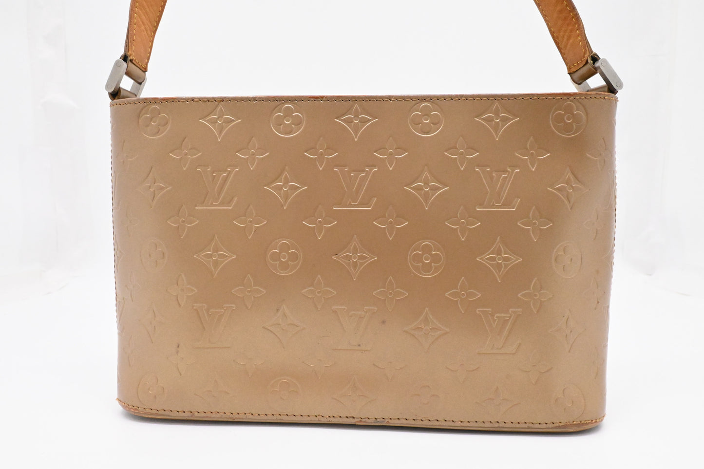 Louis Vuitton Allston in Champagne Gold Matte Leather