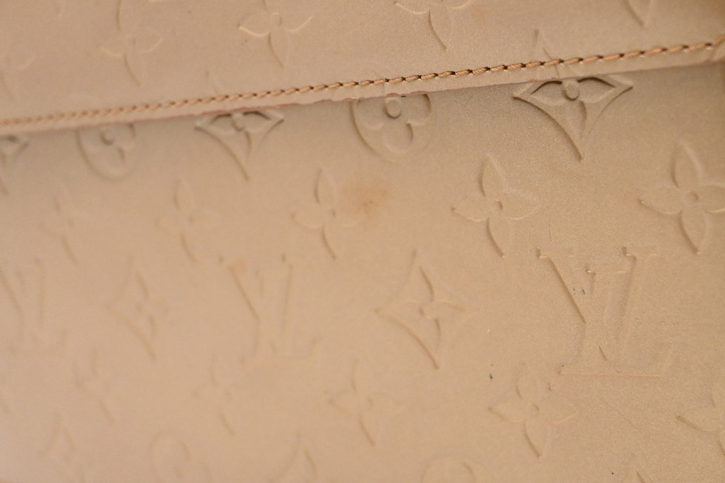 Louis Vuitton Allston in Champagne Gold Matte Leather