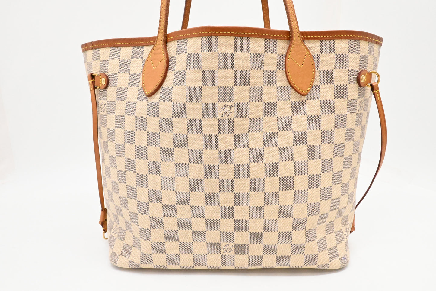 Louis Vuitton Neverfull MM in Damier Azur Canvas