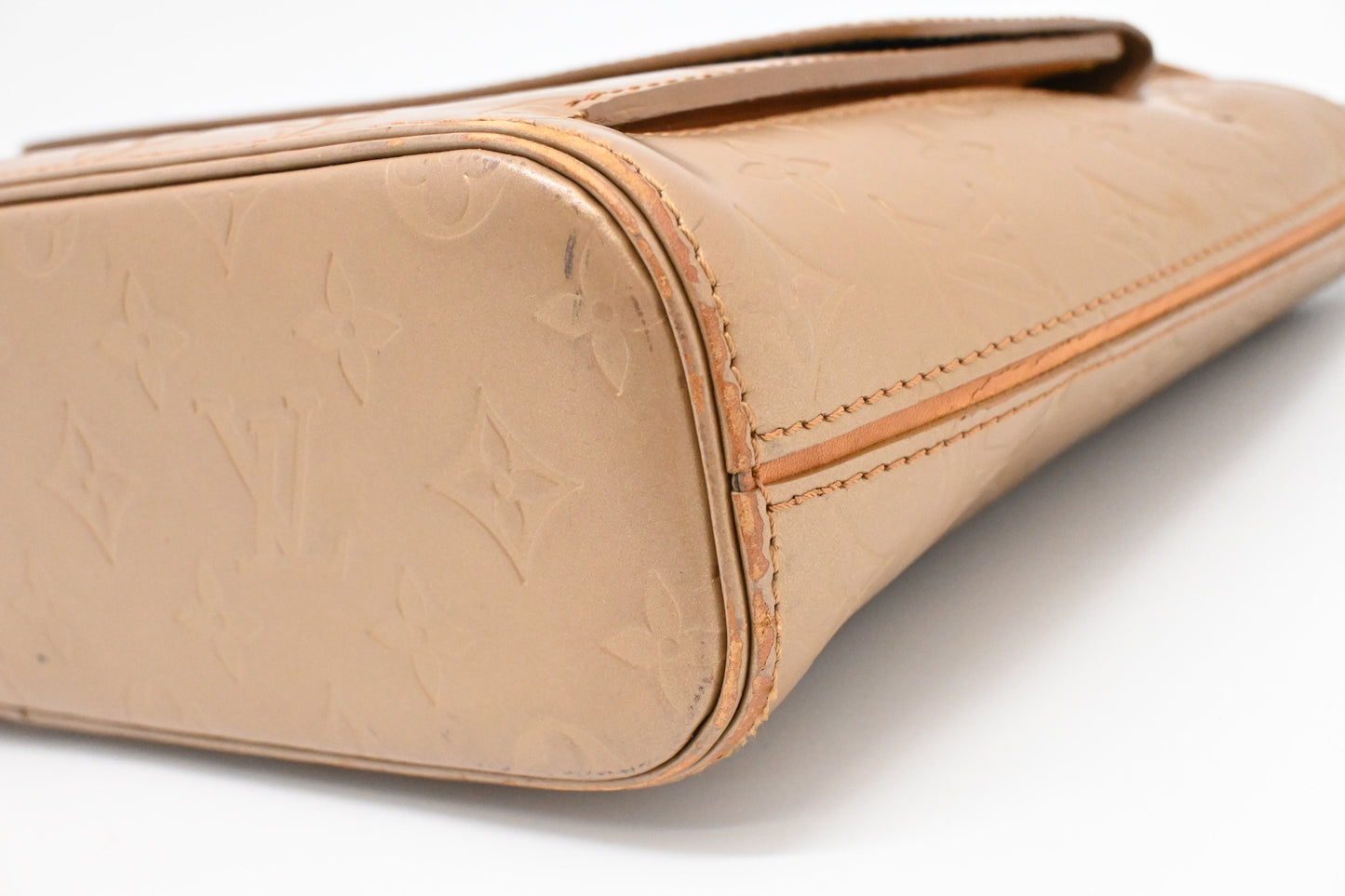 Louis Vuitton Allston in Champagne Gold Matte Leather